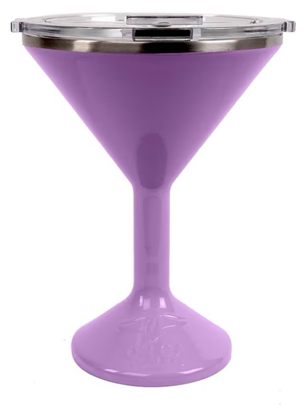 Orca Lavender Martini Insulated Metal Tumbler 7” tall